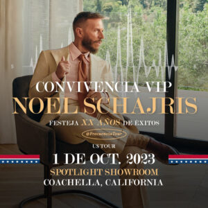 Convivencia VIP 01 de octubre 2023 Frecuencia Tour Sin Bandera Spotlight Showroom, Coachella, California