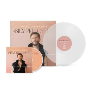 Noel Schajris Sin bandera, disco solista "#SIEMPRELOSUPE", bundle Vinilo y CD