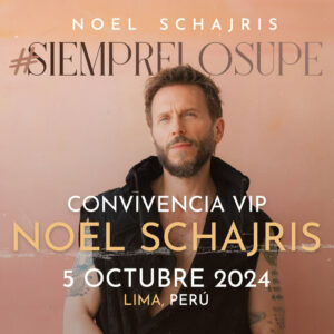 Conoce a Noel Schajris de Sin Bandera en persona, Lima, Perú, 5 de Octubre 2024