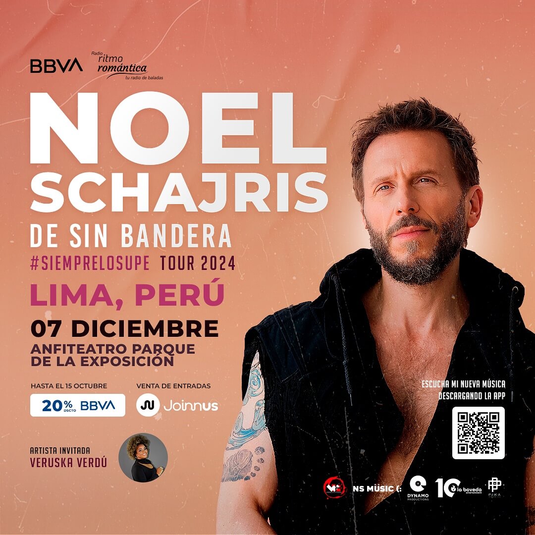 Noel Schajris tour en Perú, Lima, 7 de diciembre de 2024