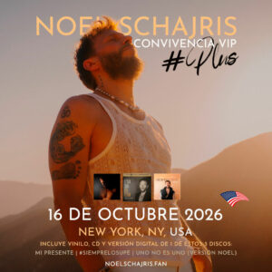 Convivencia VIP Plus 16 de octubre 2026, New York, NY, USA, conoce a Noel Schajris de Sin Bandera en persona, Escenas tour